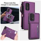 For Samsung Galaxy A72 5G Multifunctional Wallet Detachable Leather Phone Case with Lanyard(Dark Purple) - 3