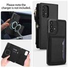 For Samsung Galaxy A73 5G Multifunctional Wallet Detachable Leather Phone Case with Lanyard(Black) - 3