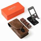OUKITEL Portable Vertical Phone Waist Bag Desktop Metal Phone Holder Kit - 2