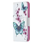 For Samsung Galaxy S20 FE 5G / S20 Lite Colored Drawing Pattern Horizontal Flip Leather Case with Holder & Card Slots & Wallet(Peach Blossom and Butterfly) - 2