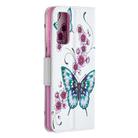 For Samsung Galaxy S20 FE 5G / S20 Lite Colored Drawing Pattern Horizontal Flip Leather Case with Holder & Card Slots & Wallet(Peach Blossom and Butterfly) - 3