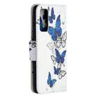 For Samsung Galaxy S20 FE 5G / S20 Lite Colored Drawing Pattern Horizontal Flip Leather Case with Holder & Card Slots & Wallet(Butterflies) - 3