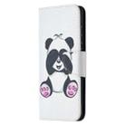 For Samsung Galaxy S20 FE 5G / S20 Lite Colored Drawing Pattern Horizontal Flip Leather Case with Holder & Card Slots & Wallet(Panda) - 2