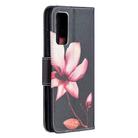 For Samsung Galaxy S20 FE 5G / S20 Lite Colored Drawing Pattern Horizontal Flip Leather Case with Holder & Card Slots & Wallet(Lotus) - 3