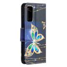 For Samsung Galaxy S20 FE 5G / S20 Lite Colored Drawing Pattern Horizontal Flip Leather Case with Holder & Card Slots & Wallet(Big Butterfly) - 3