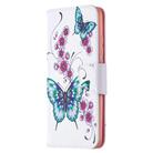 For Xiaomi Redmi 9C Colored Drawing Pattern Horizontal Flip Leather Case with Holder & Card Slots & Wallet(Peach Blossom and Butterfly) - 2