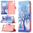 For Xiaomi Redmi 9C Colored Drawing Pattern Horizontal Flip Leather Case with Holder & Card Slots & Wallet(Two Owls) - 1