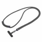 Universal Colorful Buckle Adjustable Mobile Phone Anti-lost Crossbody Lanyard(Black Grey) - 1