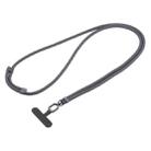Universal Colorful Buckle Adjustable Mobile Phone Anti-lost Crossbody Lanyard(Grey) - 1