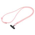 Universal Colorful Buckle Adjustable Mobile Phone Anti-lost Crossbody Lanyard(Bright Pink) - 1