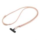 Universal Colorful Buckle Adjustable Mobile Phone Anti-lost Crossbody Lanyard(Light Pink) - 1