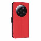 For Xiaomi 13 Ultra Metal Bow Leather Phone Case with Hand Strap(Red) - 3