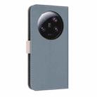 For Xiaomi 13 Ultra Metal Bow Leather Phone Case with Hand Strap(Light Blue) - 3