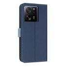 For Xiaomi 13T / 13T Pro Metal Bow Leather Phone Case with Hand Strap(Dark Blue) - 3