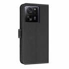 For Xiaomi 13T / 13T Pro Metal Bow Leather Phone Case with Hand Strap(Black) - 3