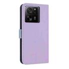 For Xiaomi 13T / 13T Pro Metal Bow Leather Phone Case with Hand Strap(Purple) - 3