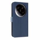 For Xiaomi 14 Ultra Metal Bow Leather Phone Case with Hand Strap(Dark Blue) - 3