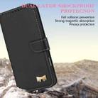 For Xiaomi 14 Ultra Metal Bow Leather Phone Case with Hand Strap(Black) - 4