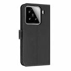 For Xiaomi 15 Metal Bow Leather Phone Case with Hand Strap(Black) - 3