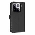 For Xiaomi 15 Pro Metal Bow Leather Phone Case with Hand Strap(Black) - 3