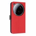 For Xiaomi 15 Ultra Metal Bow Leather Phone Case with Hand Strap(Red) - 3