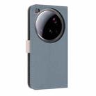 For Xiaomi 15 Ultra Metal Bow Leather Phone Case with Hand Strap(Light Blue) - 3