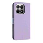 For Xiaomi 15T 5G Metal Bow Leather Phone Case with Hand Strap(Purple) - 3