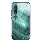 For Xiaomi Mi Note 10 Marble Pattern Glass Protective Case(DL02) - 1