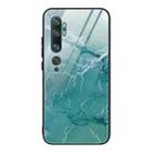 For Xiaomi Mi Note 10 Marble Pattern Glass Protective Case(DL04) - 1