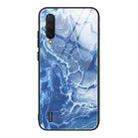 For Xiaomi Mi CC9 / A3 Lite Marble Pattern Glass Protective Case(DL03) - 1