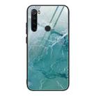 For Xiaomi Redmi Note 8T Marble Pattern Glass Protective Case(DL04) - 1