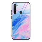 For Xiaomi Redmi Note 8T Marble Pattern Glass Protective Case(DL05) - 1