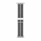 For Apple Watch 46mm / 49mm / 45mm / 44mm Dual-Color Nylon Watch Band(Grey White) - 2