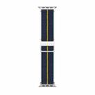 For Apple Watch 42mm / 41mm / 40mm / 38mm Dual-Color Nylon Watch Band(Blue Yellow) - 2
