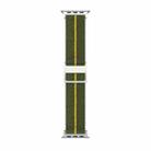 For Apple Watch 42mm / 41mm / 40mm / 38mm Dual-Color Nylon Watch Band(Green Yellow) - 2