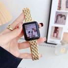 For Apple Watch 46mm / 49mm / 45mm / 44mm Water Drop Zinc Alloy Watch Band(Gold) - 2