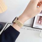 For Apple Watch 46mm / 49mm / 45mm / 44mm Water Drop Zinc Alloy Watch Band(Gold) - 3