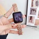For Apple Watch 46mm / 49mm / 45mm / 44mm Water Drop Zinc Alloy Watch Band(Rose Gold) - 2