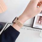 For Apple Watch 46mm / 49mm / 45mm / 44mm Water Drop Zinc Alloy Watch Band(Rose Gold) - 3