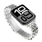 For Apple Watch 46mm / 49mm / 45mm / 44mm Water Drop Zinc Alloy Watch Band(Silver) - 1