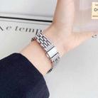 For Apple Watch 42mm / 41mm / 40mm / 38mm Water Drop Zinc Alloy Watch Band(Silver) - 3