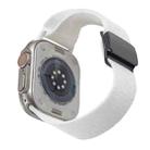 For Apple Watch 42mm / 41mm / 40mm / 38mm Magnetic Buckle Breathable Silicone Watch Band(White) - 1