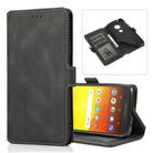 For Motorola Moto E5 Retro Magnetic Closing Clasp Horizontal Flip Leather Case with Holder & Card Slots & Photo Frame & Wallet(Black) - 1