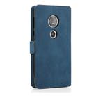 For Motorola Moto E5 Retro Magnetic Closing Clasp Horizontal Flip Leather Case with Holder & Card Slots & Photo Frame & Wallet(Navy Blue) - 3