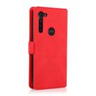 For Motorola Moto G8 Power Retro Magnetic Closing Clasp Horizontal Flip Leather Case with Holder & Card Slots & Photo Frame & Wallet(Red) - 3