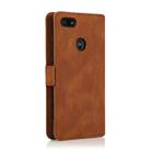 For Motorola Moto E6 Play Retro Magnetic Closing Clasp Horizontal Flip Leather Case with Holder & Card Slots & Photo Frame & Wallet(Brown) - 3