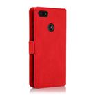 For Motorola Moto E6 Play Retro Magnetic Closing Clasp Horizontal Flip Leather Case with Holder & Card Slots & Photo Frame & Wallet(Red) - 3