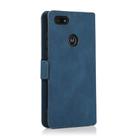 For Motorola Moto E6 Play Retro Magnetic Closing Clasp Horizontal Flip Leather Case with Holder & Card Slots & Photo Frame & Wallet(Navy Blue) - 3