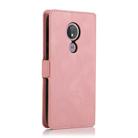 For Motorola Moto G7 Power(EU Version) Retro Magnetic Closing Clasp Horizontal Flip Leather Case with Holder & Card Slots & Photo Frame & Wallet(Rose Gold) - 3