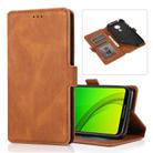 For Motorola Moto G7 Power(EU Version) Retro Magnetic Closing Clasp Horizontal Flip Leather Case with Holder & Card Slots & Photo Frame & Wallet(Brown) - 1